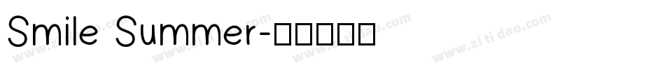 Smile Summer字体转换